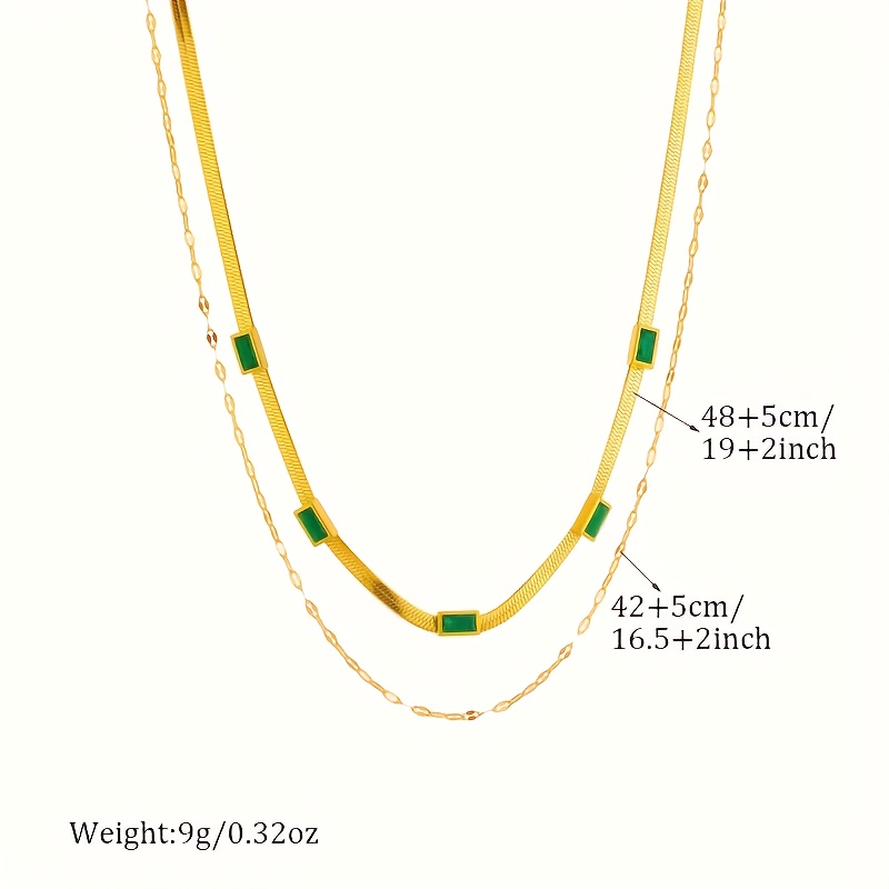 Women's Exquisite Luxury 304 Stainless Steel Golden Necklace